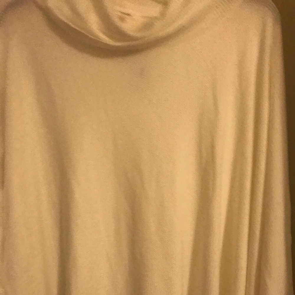 Cowl neck poncho